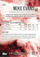 Mike Evans 2014 Topps Fire Series Mint Rookie Card #153
