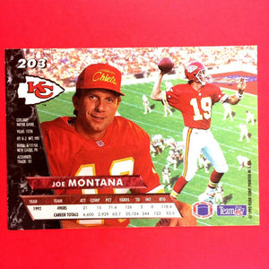 Joe Montana 1993 Fleer Ultr Series Mint Card #203