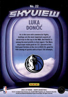 Luka Doncic 2023 2024 Hoops Skyview Series Mint Insert Card #22
