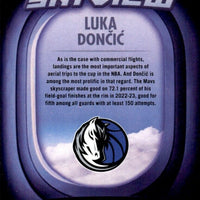 Luka Doncic 2023 2024 Hoops Skyview Series Mint Insert Card #22