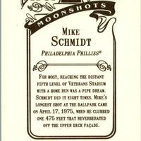 Mike Schmidt 2012 Topps Gypsy Queen Moonshots Series Mint Card #MSC