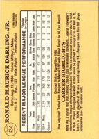 Ron Darling 1985 Donruss Series Mint Rookie Card #434
