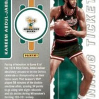 Kareem Abdul-Jabbar 2019 2020 Panini Contenders Winning Ticket Series Mint Card #11