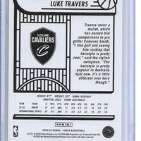 Luke Travers 2022 2023 Panini Hoops Basketball Series Mint Rookie Card #272