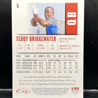 Teddy Bridgewater 2014 SAGE HIT Series Mint Rookie Card #5