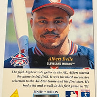 Albert Belle 1995 Pinnacle Zenith All-Star Salute Series Mint Card #11