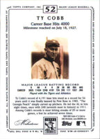 Ty Cobb 2002 Topps Tribute Hologram Series Mint Card #52
