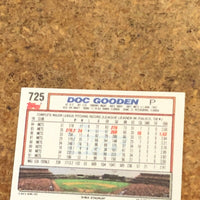 Dwight Gooden 1992 Topps Factory Set Micro Series Mint Card #725