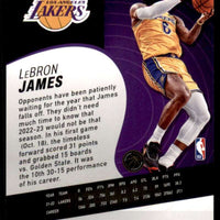 LeBron James 2022 2023 Panini Revolution Series Mint Card #58