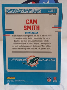 Cam Smith 2023 Donruss Optic Rated Rookie Red and Green Prizm Series Mint Card #364