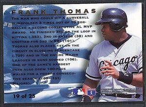 Frank Thomas 1995 Fleer Ultra A.L. MVP Series Mint Card #19