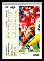 Joe Montana 1992 Upper Deck Series Mint Card #560
