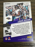 Lamar Jackson 2023 Panini Prestige Xtra Points Prestigious Pros Series Mint Card #PP-21
