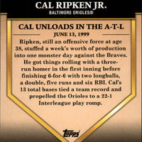Cal Ripken Jr.  2012 Topps Golden Greats Series Mint Card #GG42