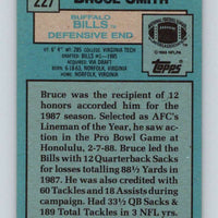 Bruce Smith 1988 Topps Series Mint Card #227