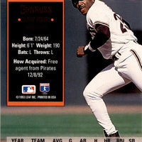 Barry Bonds 1994 Donruss Series Mint Card #349