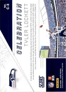 Tyler Lockett 2019 Score Celebration Series Mint Card #C3