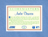 Andre Dawson 1990 Scoremasters Series Mint Card #28
