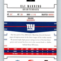 Eli Manning 2005 Donruss Gridiron Gear Series Mint Card #38