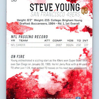 Steve Young 2014 Topps Fire Series Mint Card #36