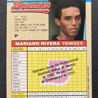 Mariano Rivera 1992 Bowman Series Mint ROOKIE Card #302