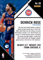 Derrick Rose 2019 2020 Panini Chronicles Series Mint Card #28
