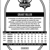 Grant Riller 2020 2021 Panini Hoops Series Mint Rookie Card #217