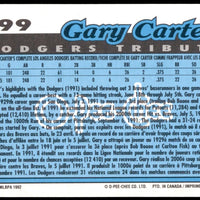 Gary Carter 1992 O-Pee-Chee Tribute Series Mint Card #399