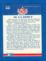 Roger Clemens 1987 Fleer Series Mint Card #640
