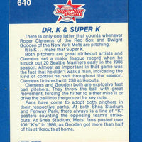 Roger Clemens 1987 Fleer Series Mint Card #640