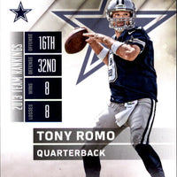 Tony Romo 2014 Panini Contenders Season Ticket Series Mint Card #37