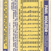 Paul Molitor 1987 O-Pee-Chee Series Mint Card #184