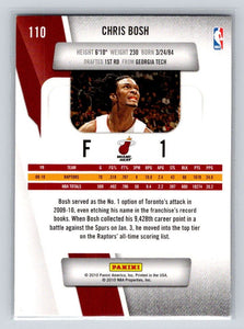 Chris Bosh 2010 2011 Panini Prestige Series Mint Card #110