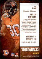 Phillip Lindsay 2019 Score Throwbacks Series Mint Card #T-18
