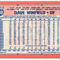 Dave Winfield 1991 O-Pee-Chee Series Mint Card #630