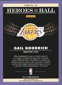 Gail Goodrich 2012 2013 Panini Heroes of the Hall Series Mint Card #12