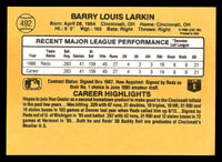Barry Larkin 1987 Donruss Series Mint Rookie Card #492
