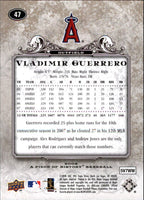 Vladimir Guerrero 2008 Upper Deck A Piece of History Series Mint Card #47
