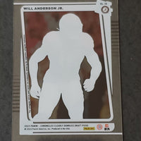 Will Anderson Jr. 2023 Panini Chronicles Clearly Donruss Draft Picks Series Mint Rookie Card #36