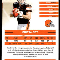 Colt McCoy 2010 Donruss Rated Rookie Series Mint Card #19