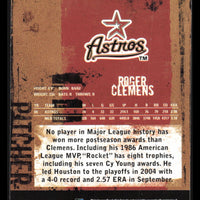 Roger Clemens 2005 Donruss Leather & Lumber Series Mint Card #116