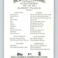 Albert Pujols 2011 Topps Allen & Ginter Series Mint Card #100
