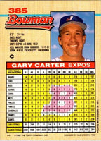 Gary Carter 1992 Bowman Series Mint Card #385
