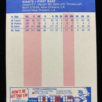 Will Clark 1987 Fleer Series Mint Card #269