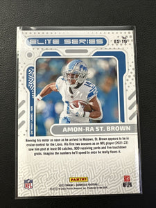 Amon-Ra St. Brown 2023 Panini Donruss Elite Series Mint Card #ES-19