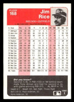 Jim Rice 1985 Fleer Series Mint Card #168
