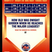 Dwight Gooden 1992 Triple Play Series Mint Card #167