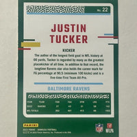 Justin Tucker 2023 Donruss Series Mint Card #22