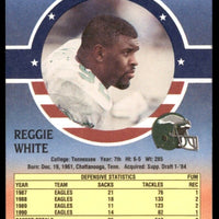 Reggie White 1991 Fleer Stars 'n Stripes Mint Card #100