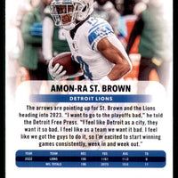 Amon-Ra St. Brown 2023 Panini Prestige Series Mint Card #99